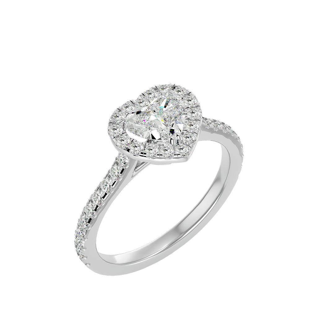 Ezra Diamond Halo Ring