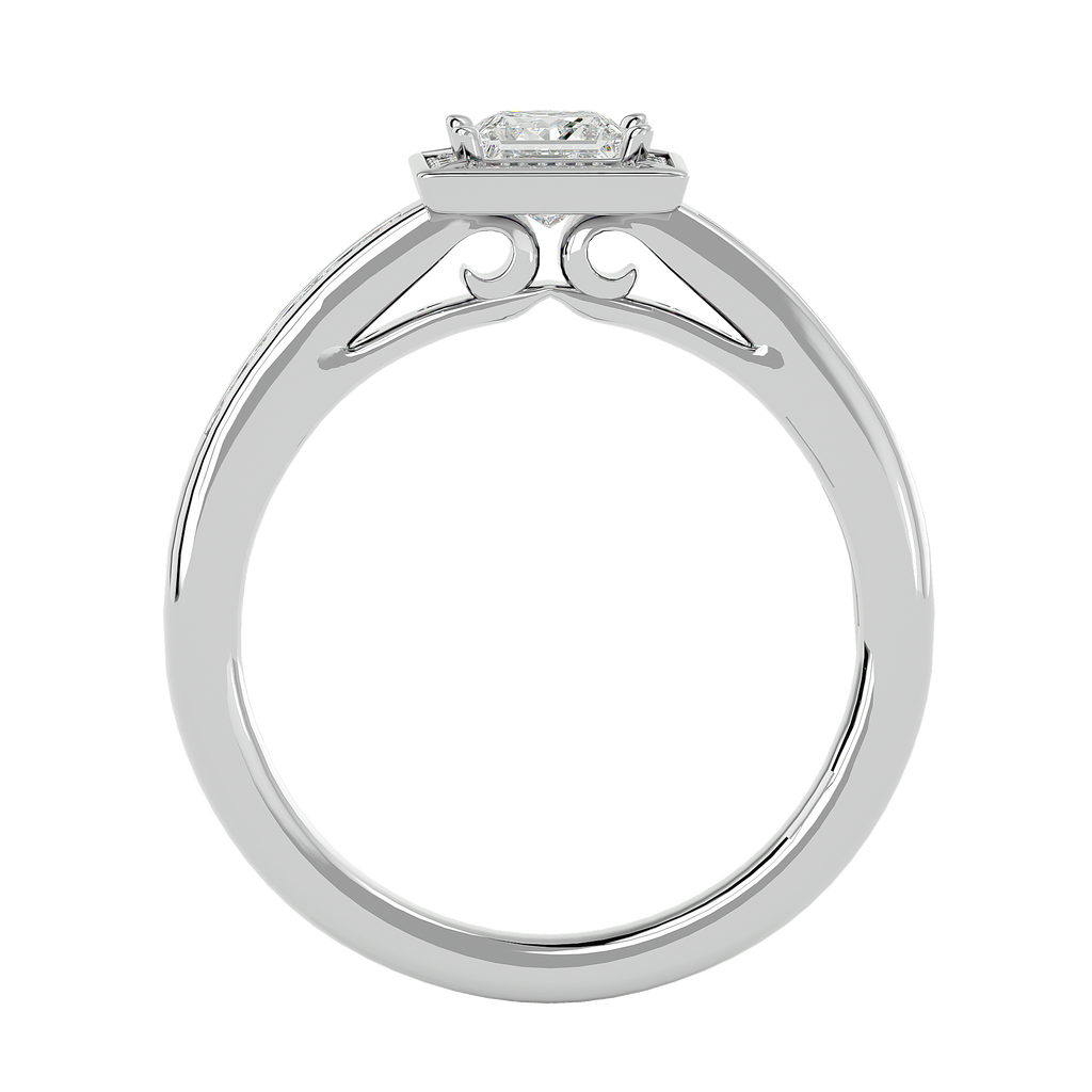 Eden Diamond Halo Ring