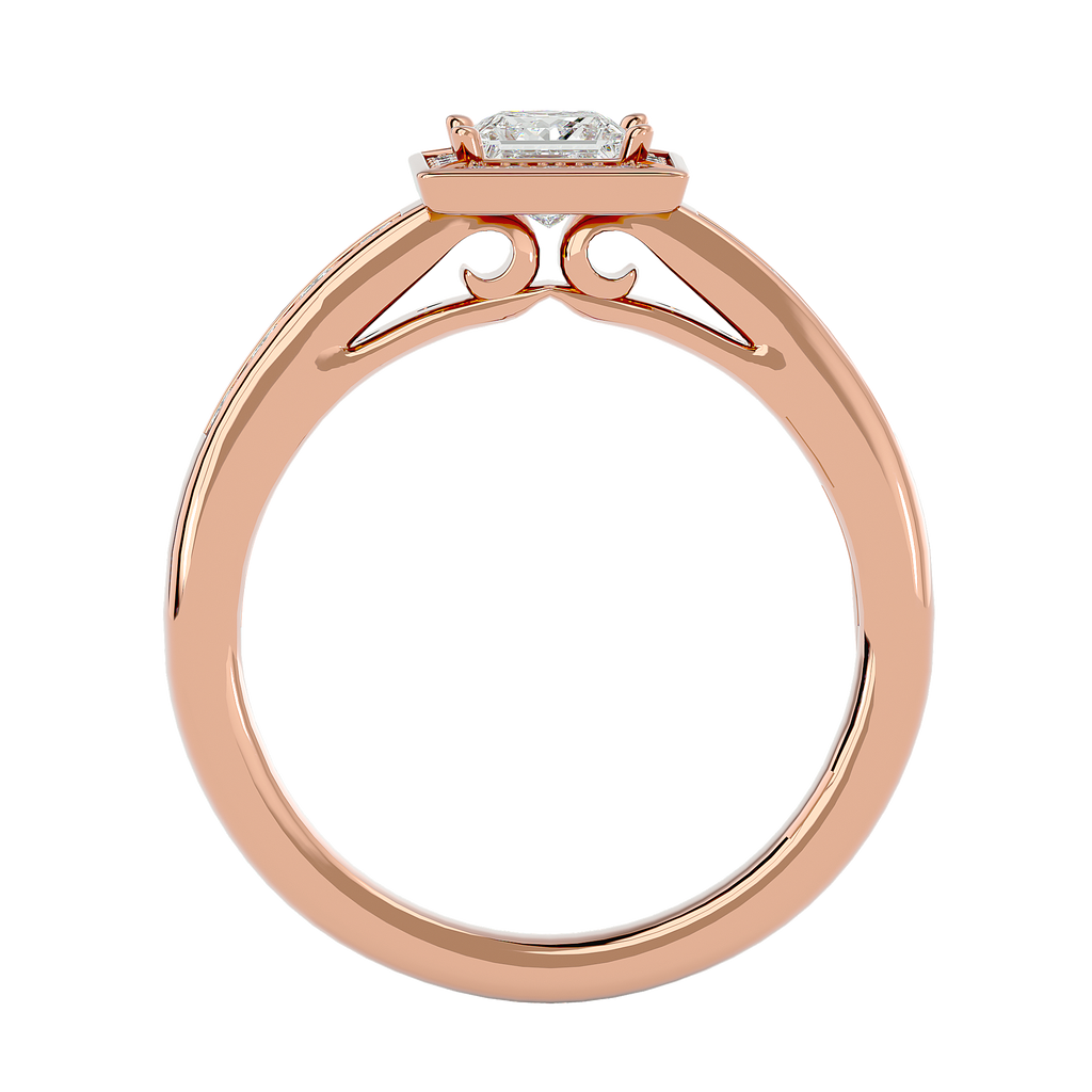 Eden Diamond Halo Ring