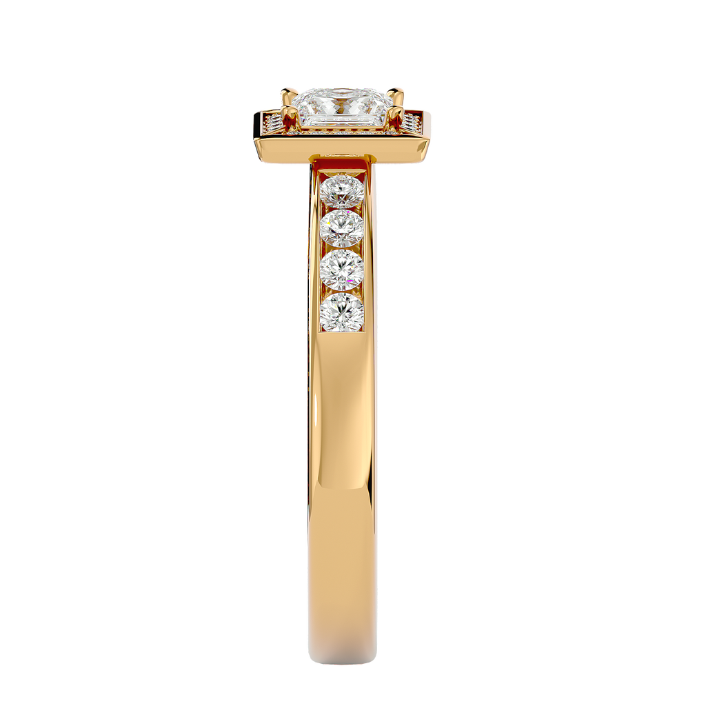 Eden Diamond Halo Ring