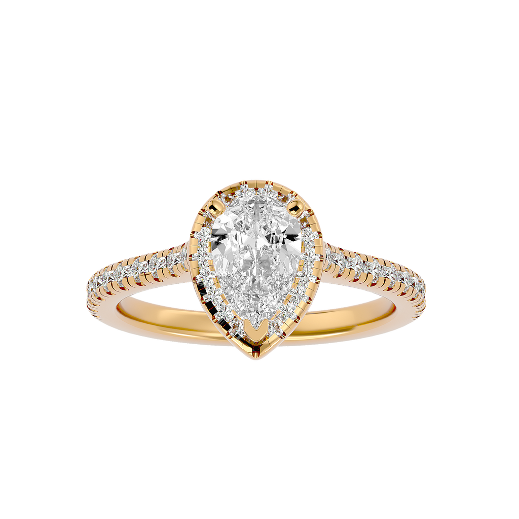 Rumi Diamond Halo Ring