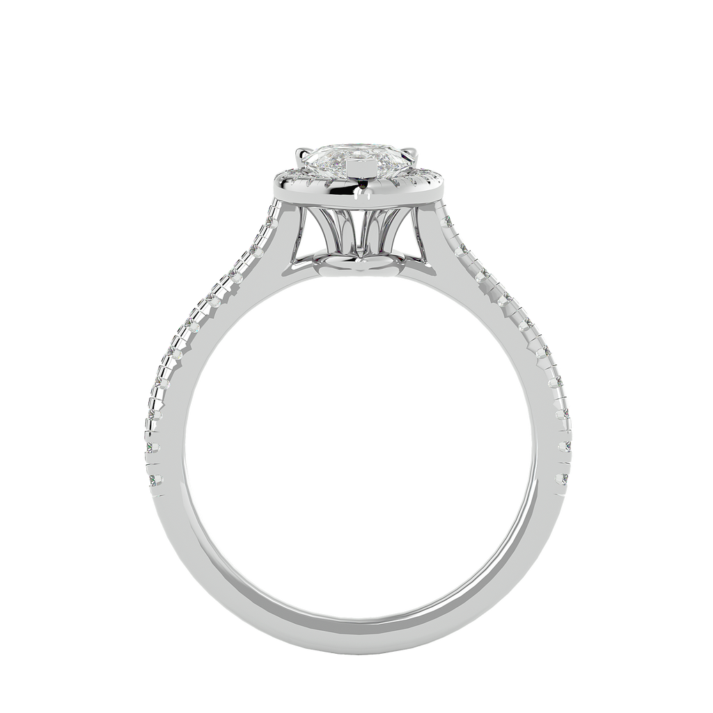 Rumi Diamond Halo Ring