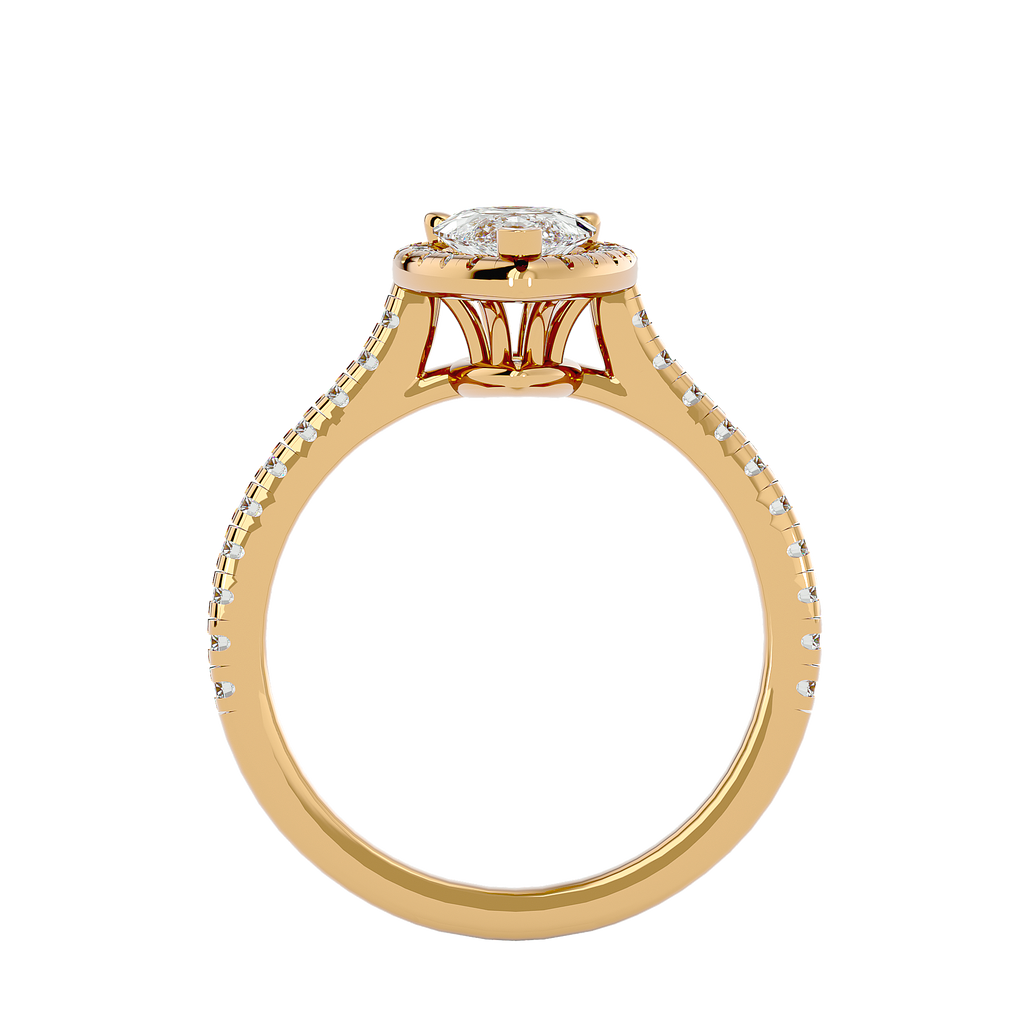Rumi Diamond Halo Ring