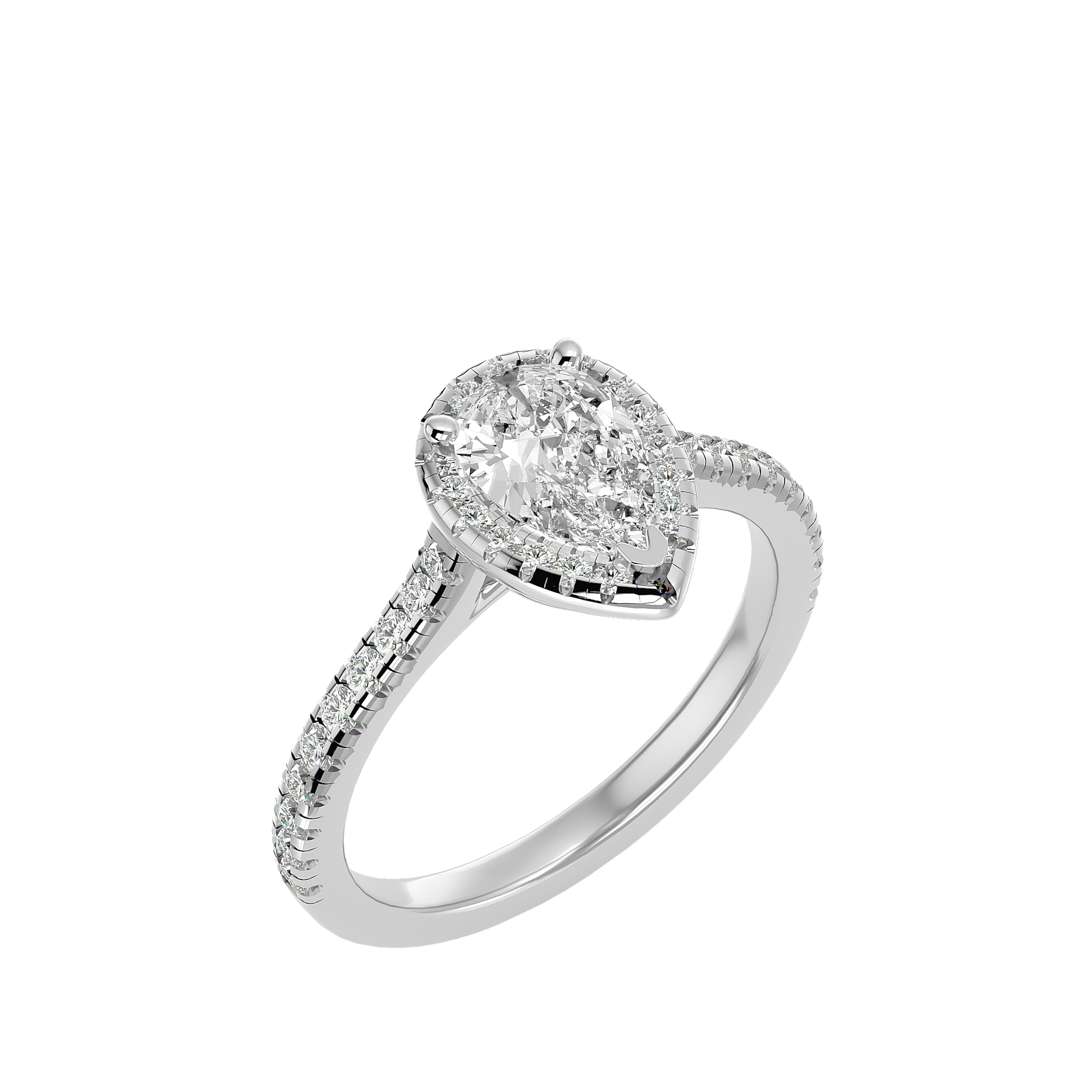 Rumi Diamond Halo Ring