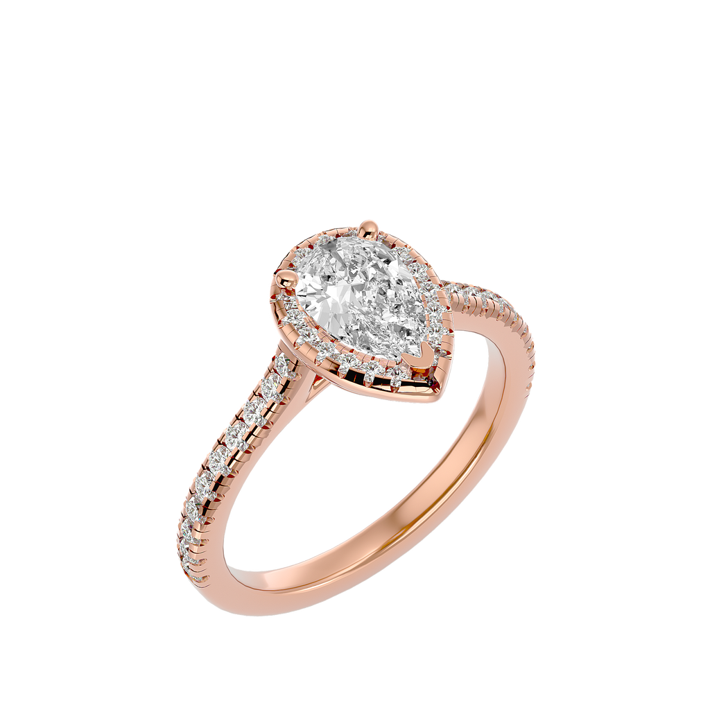 Rumi Diamond Halo Ring
