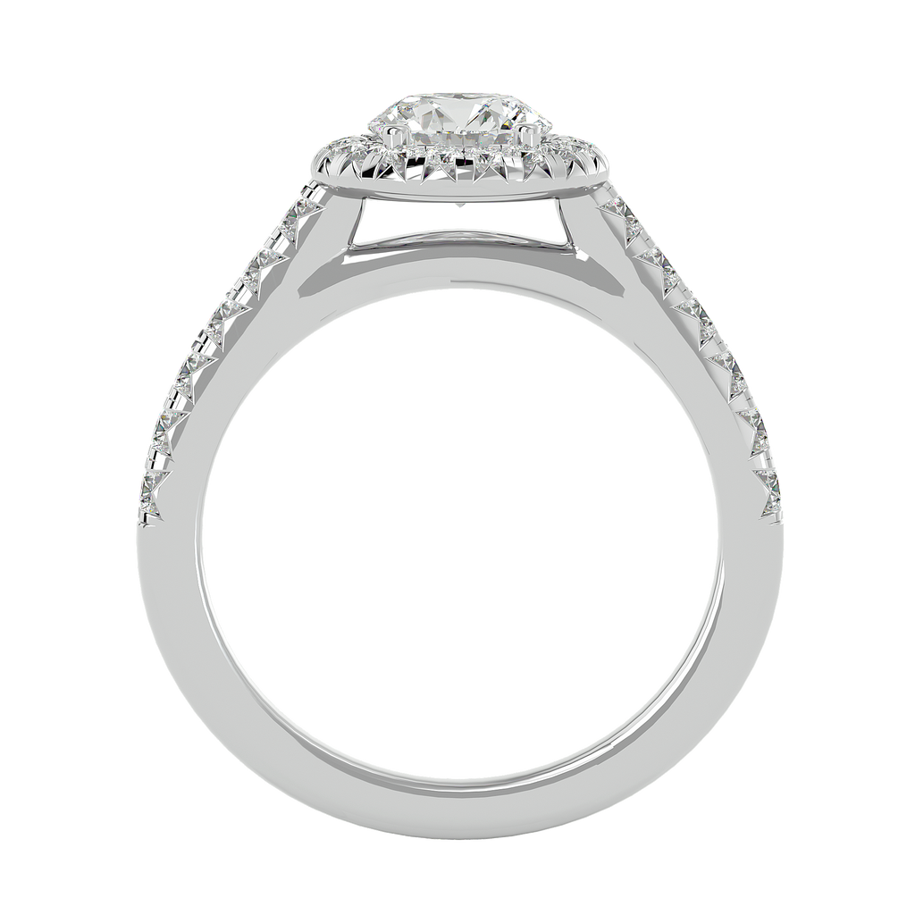Elizabeth Diamond Halo Ring