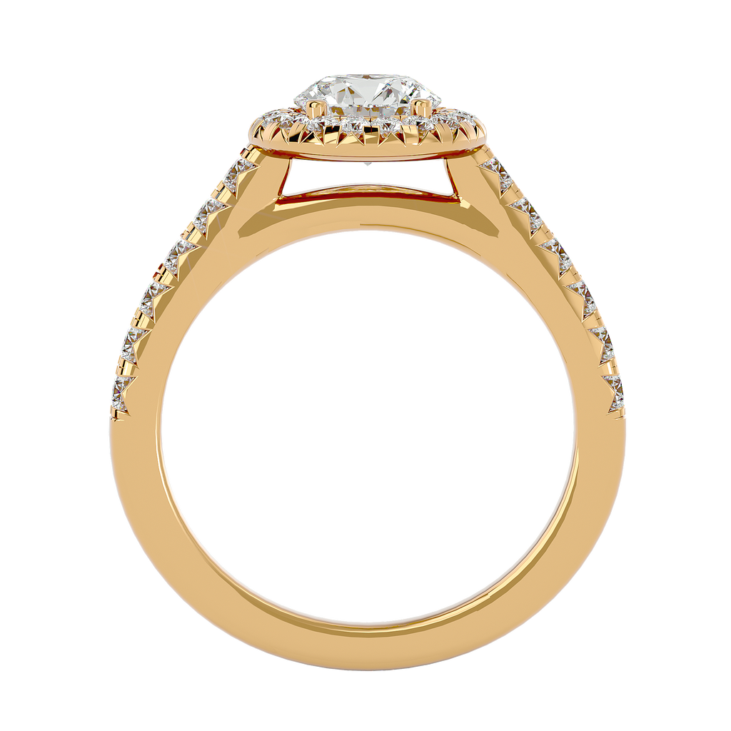 Elizabeth Diamond Halo Ring