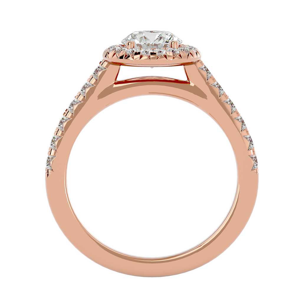 Elizabeth Diamond Halo Ring