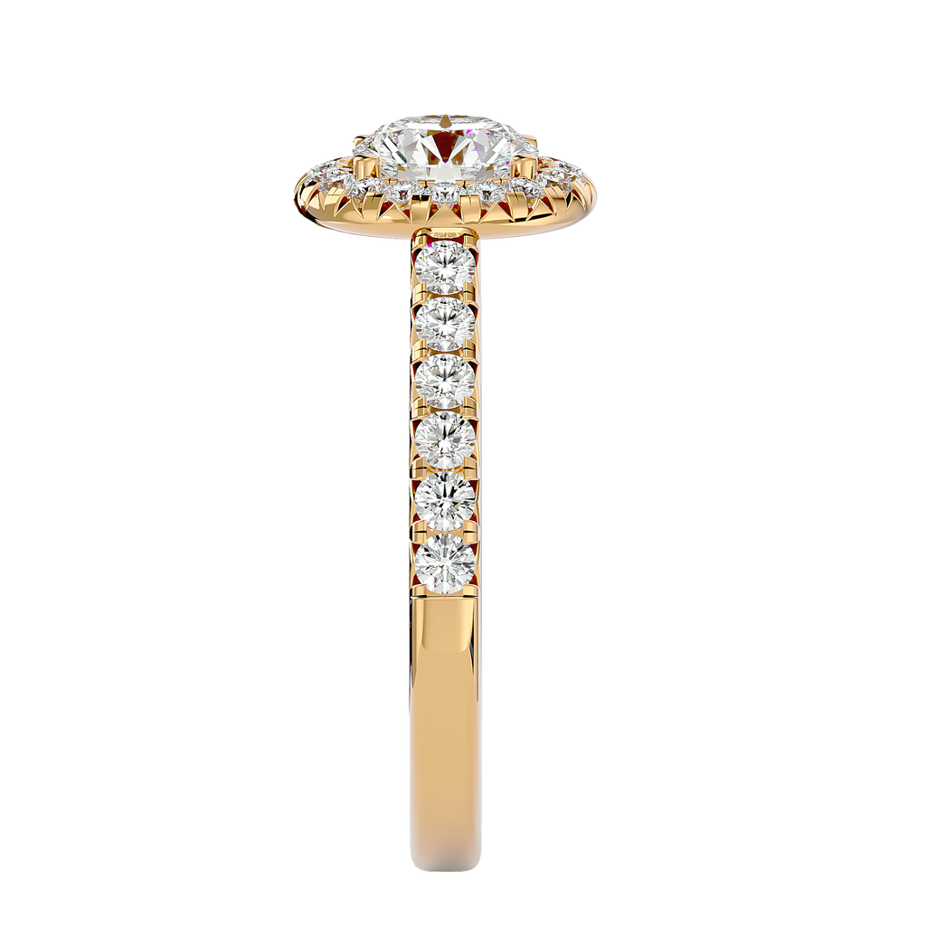 Elizabeth Diamond Halo Ring