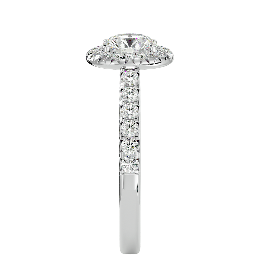 Elizabeth Diamond Halo Ring