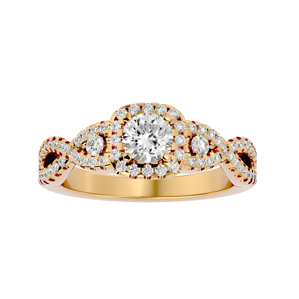 Victoria Diamond Halo Ring