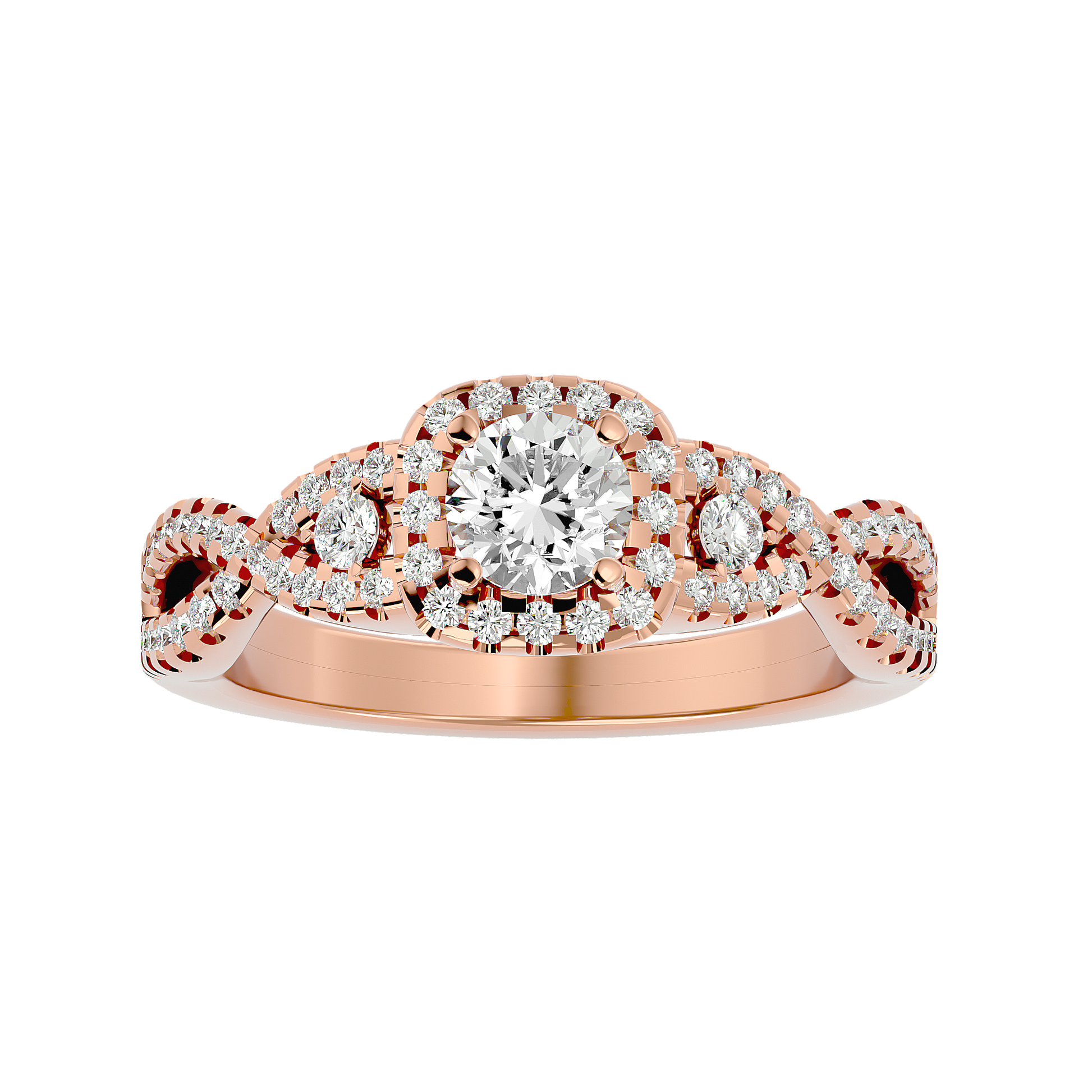 Victoria Diamond Halo Ring