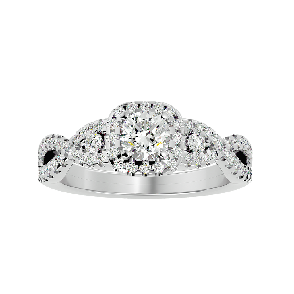 Victoria Diamond Halo Ring
