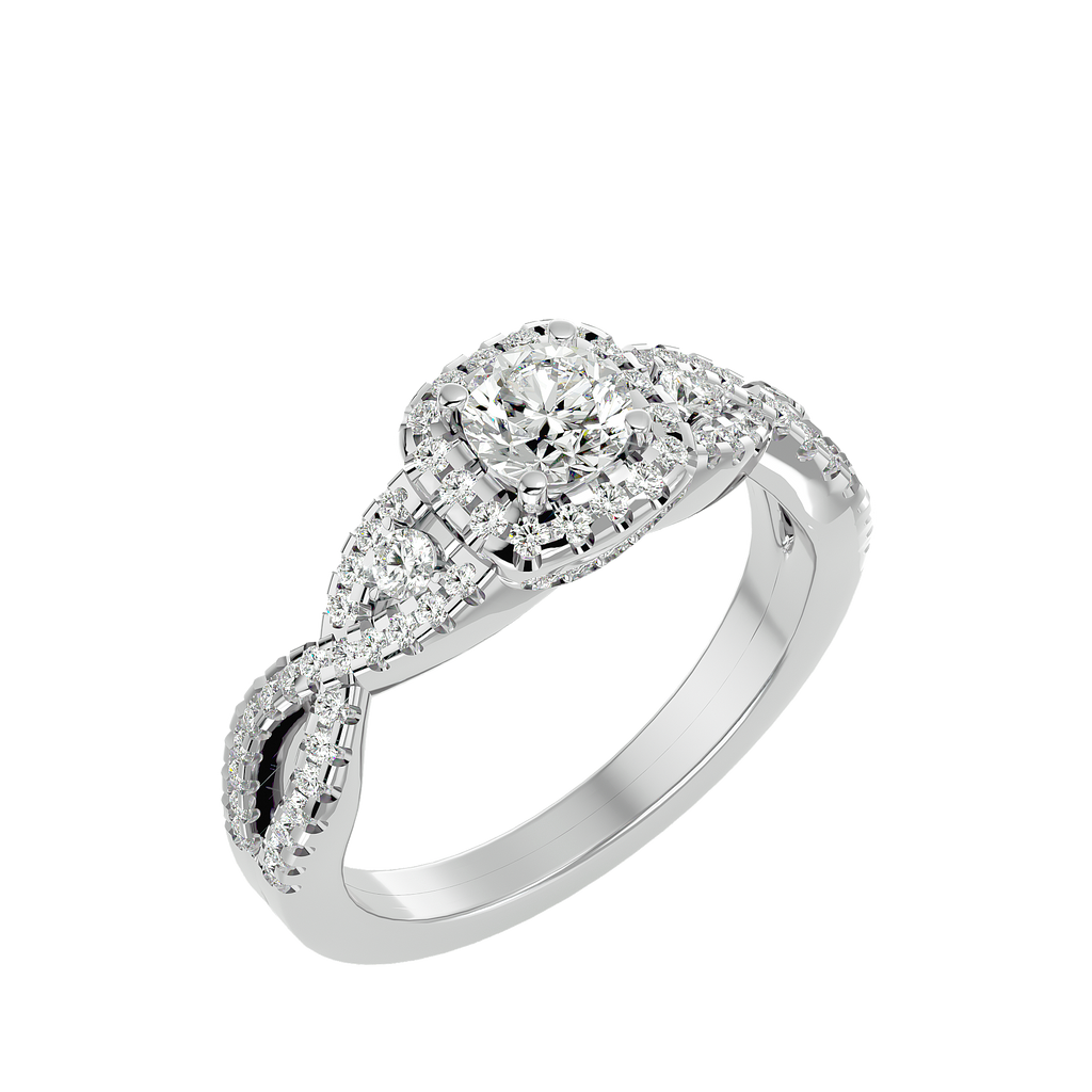 Victoria Diamond Halo Ring