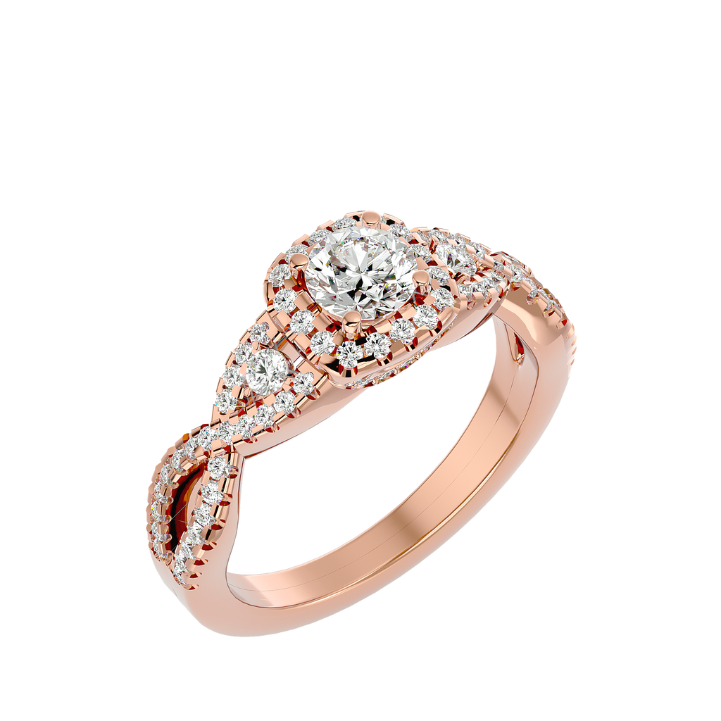 Victoria Diamond Halo Ring