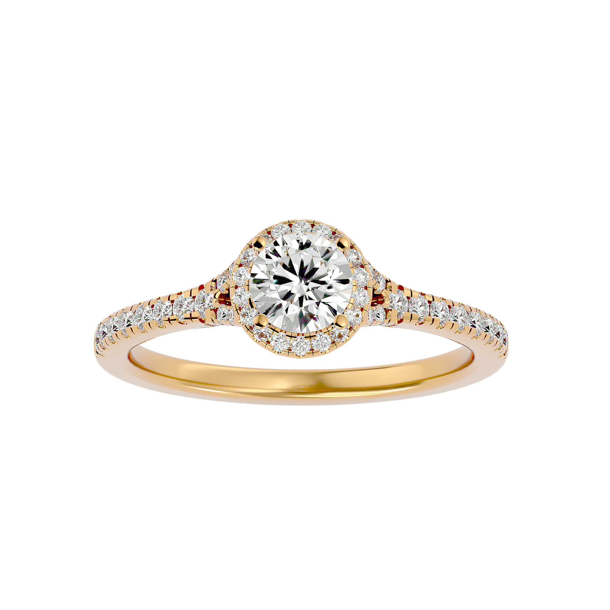 Noah Diamond Halo Ring