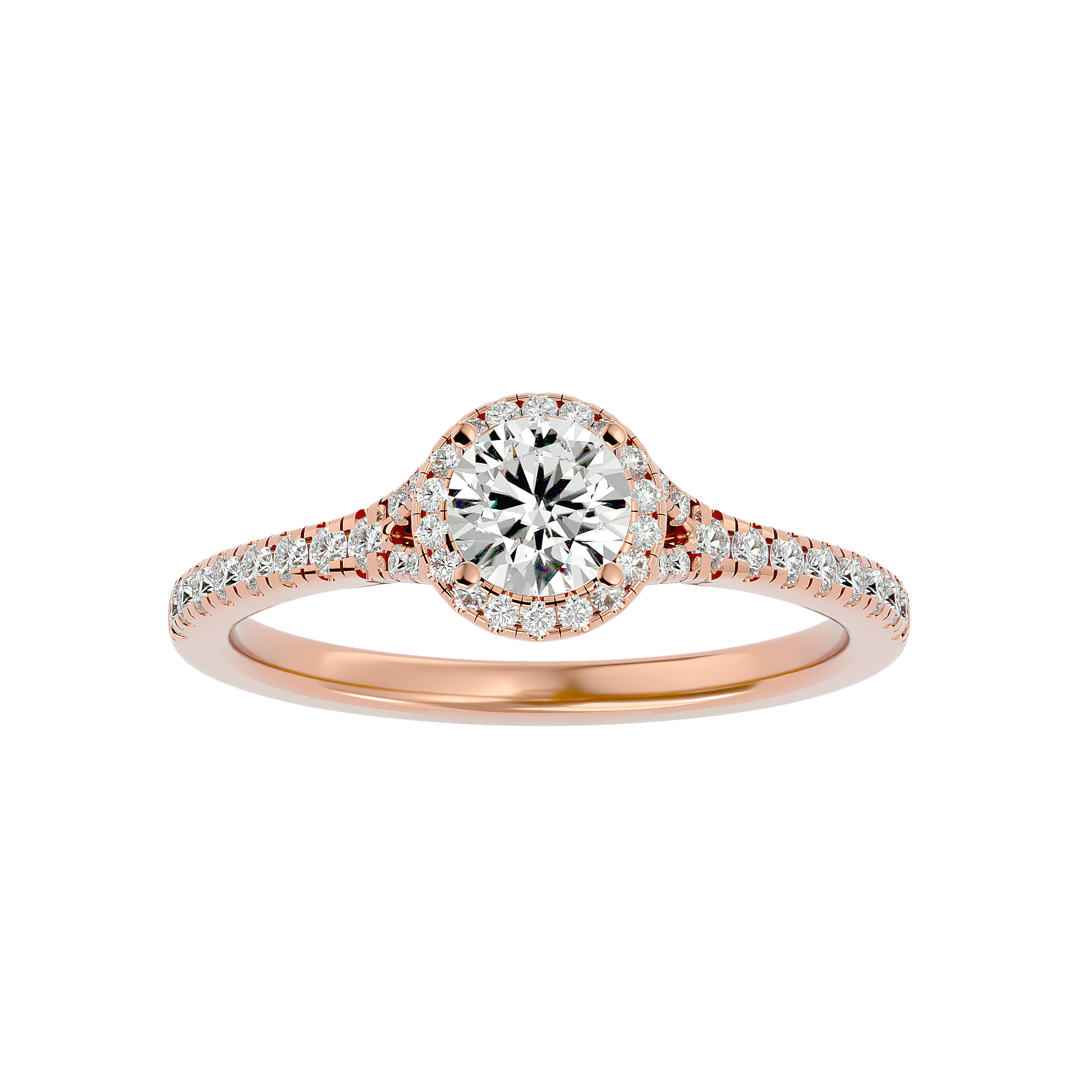 Noah Diamond Halo Ring