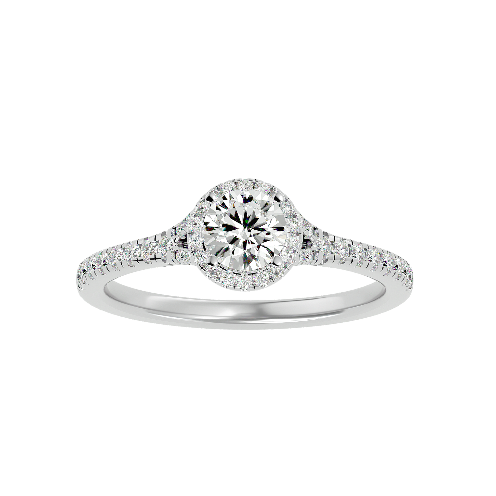 Noah Diamond Halo Ring