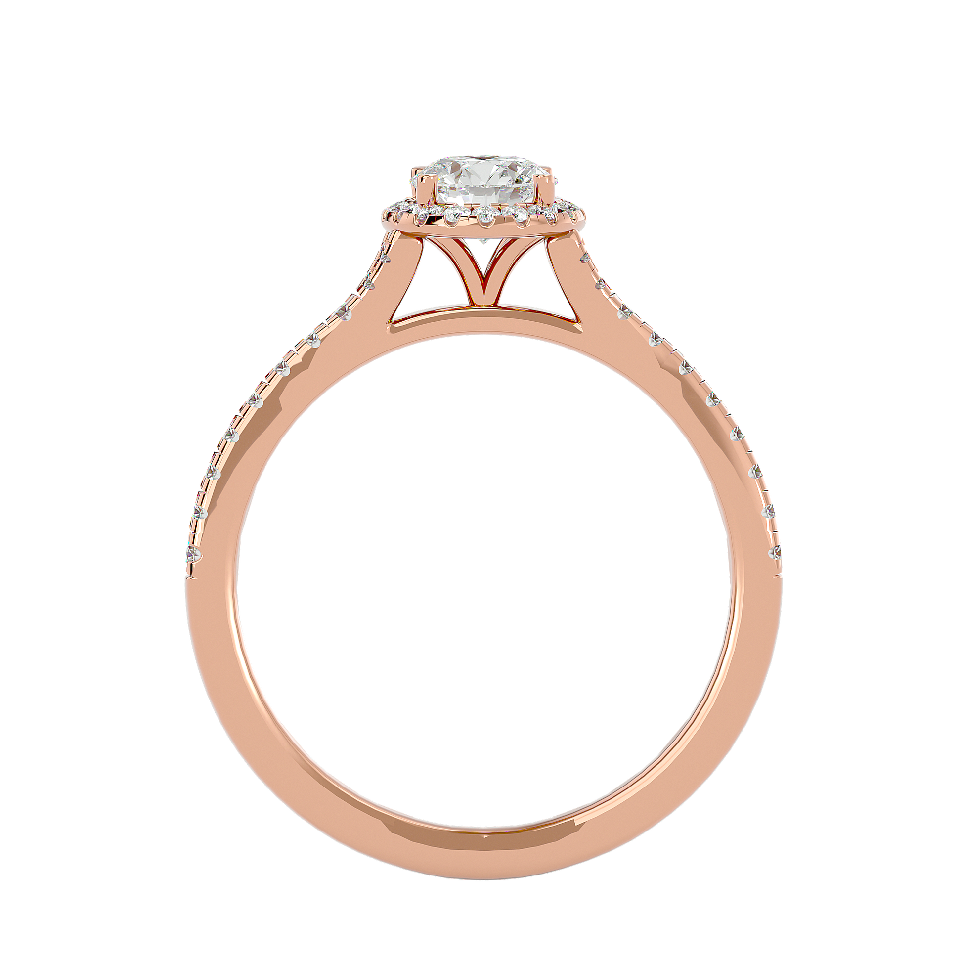 Noah Diamond Halo Ring
