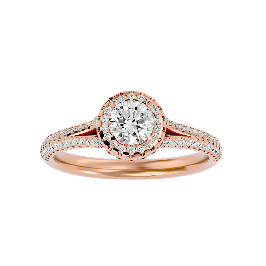 Zoey Diamond Halo Ring