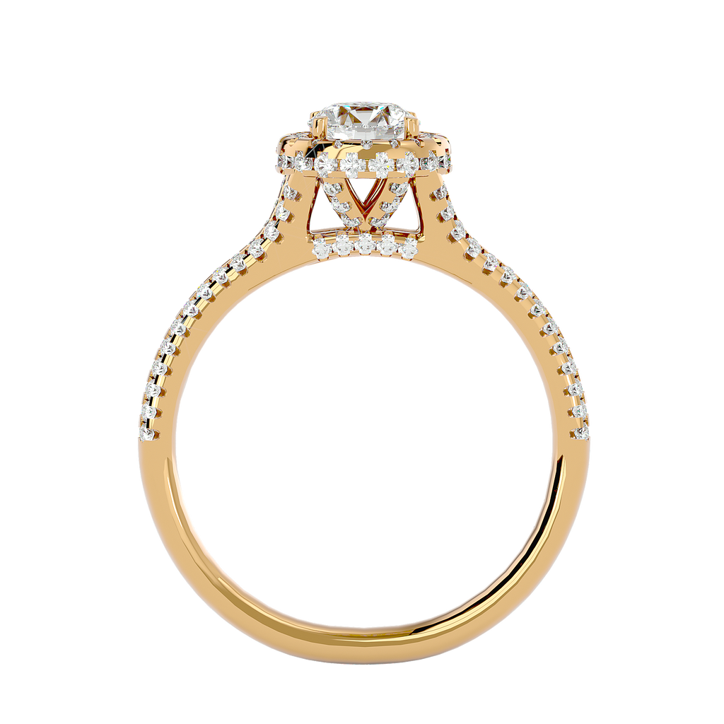 Zoey Diamond Halo Ring