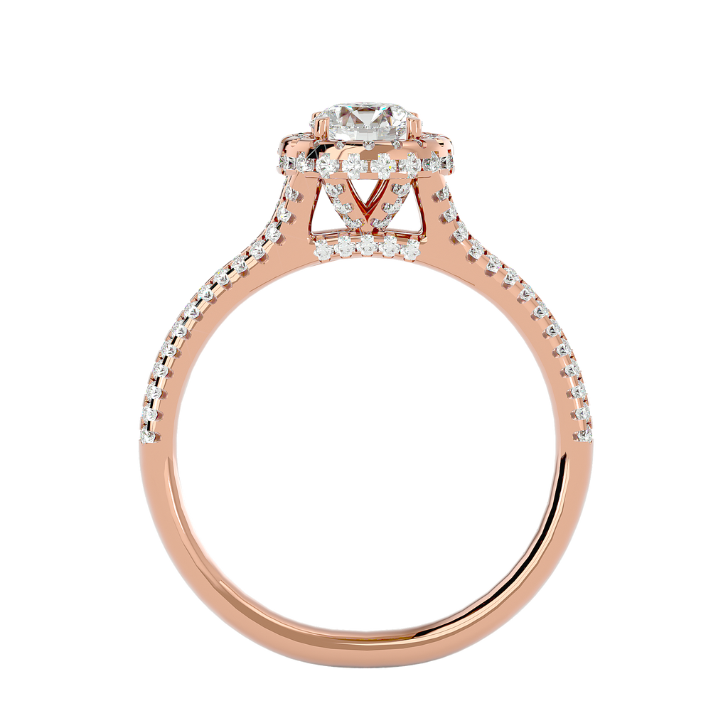 Zoey Diamond Halo Ring