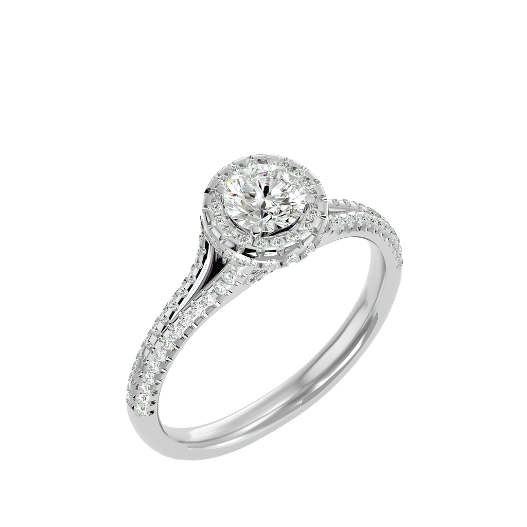 Zoey Diamond Halo Ring