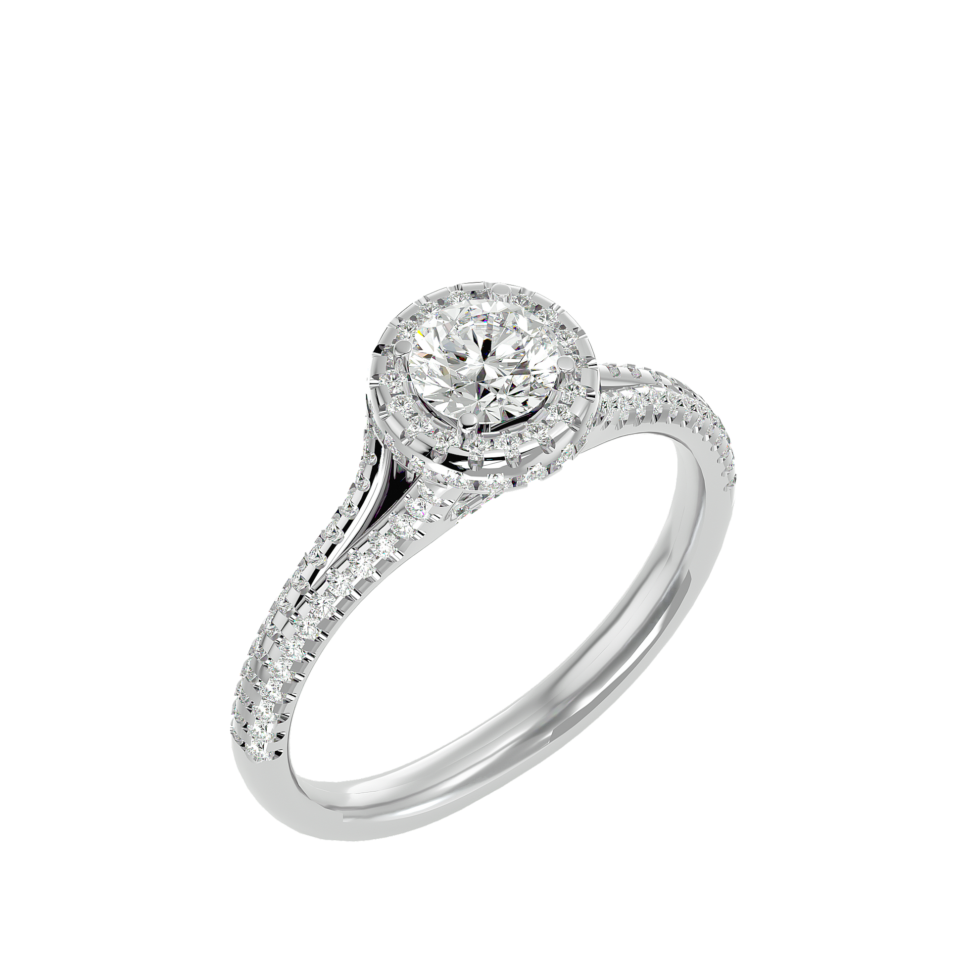 Zoey Diamond Halo Ring