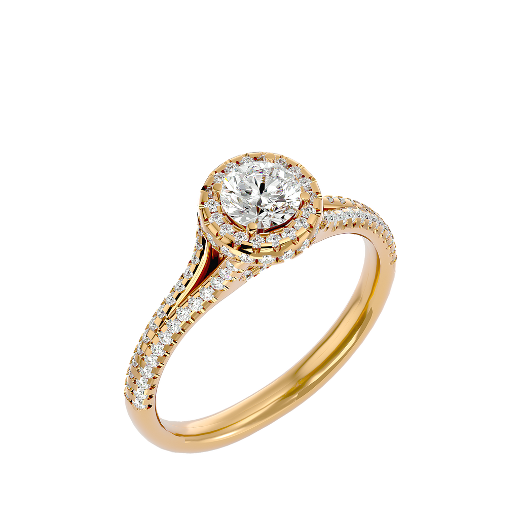 Zoey Diamond Halo Ring