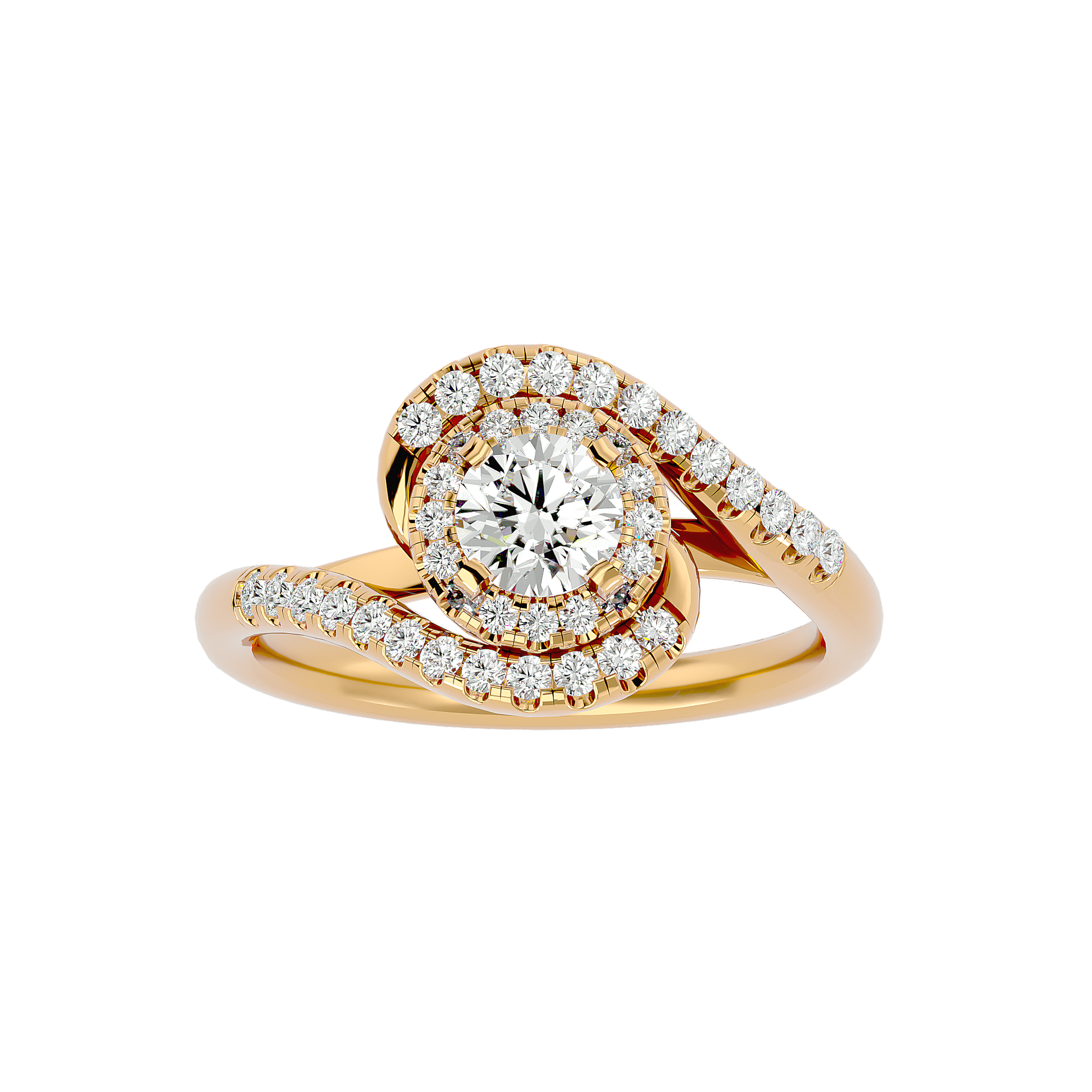 Natalie Diamond Halo Ring