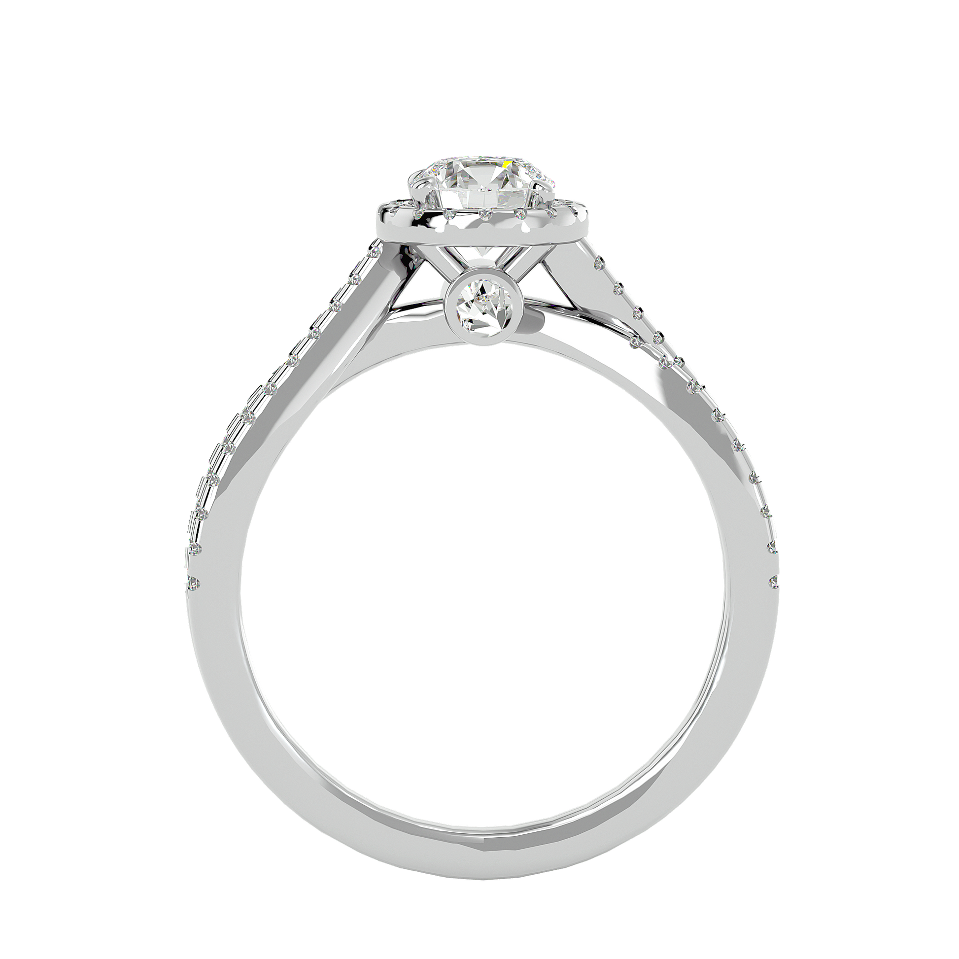 Mira Diamond Halo Ring