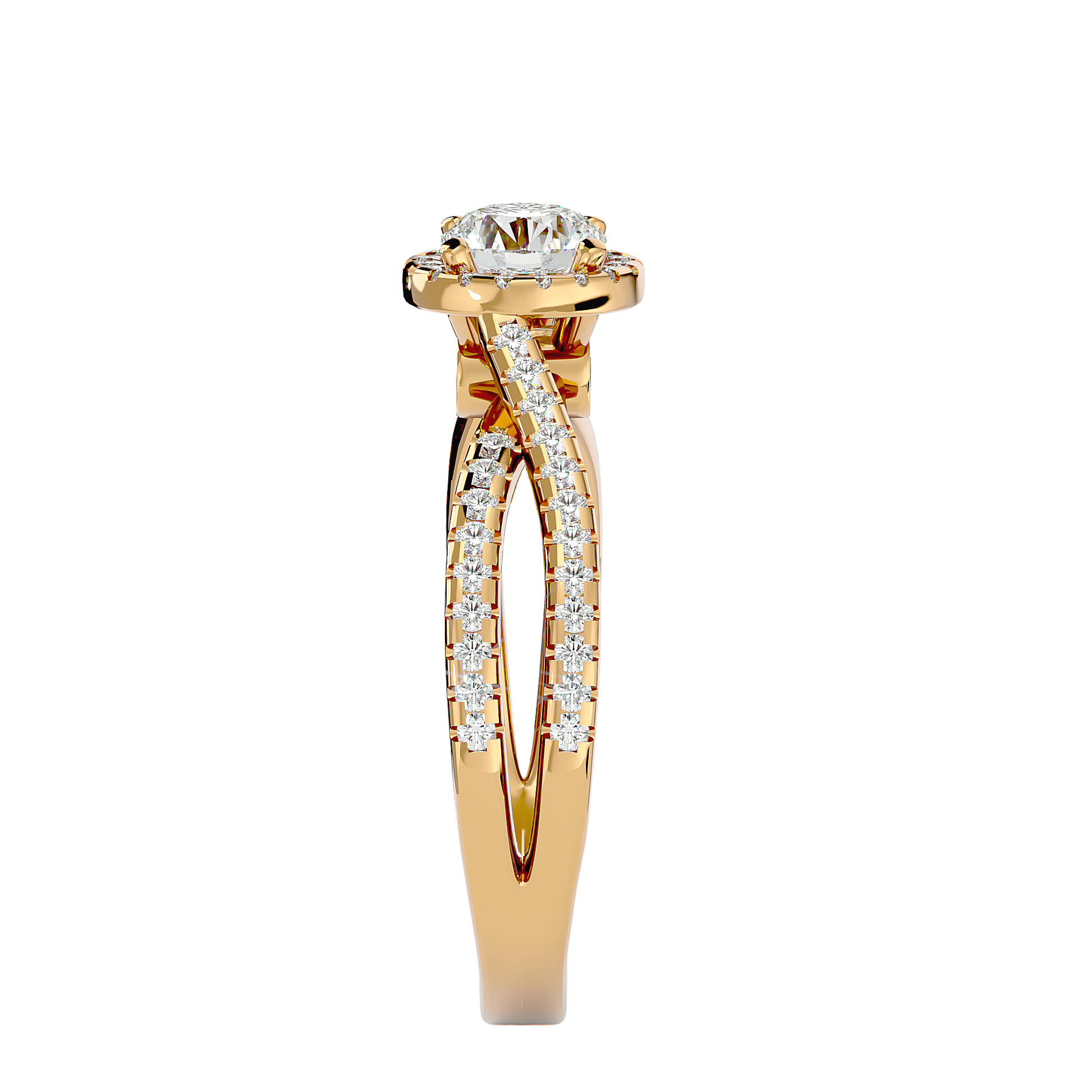 Mira Diamond Halo Ring