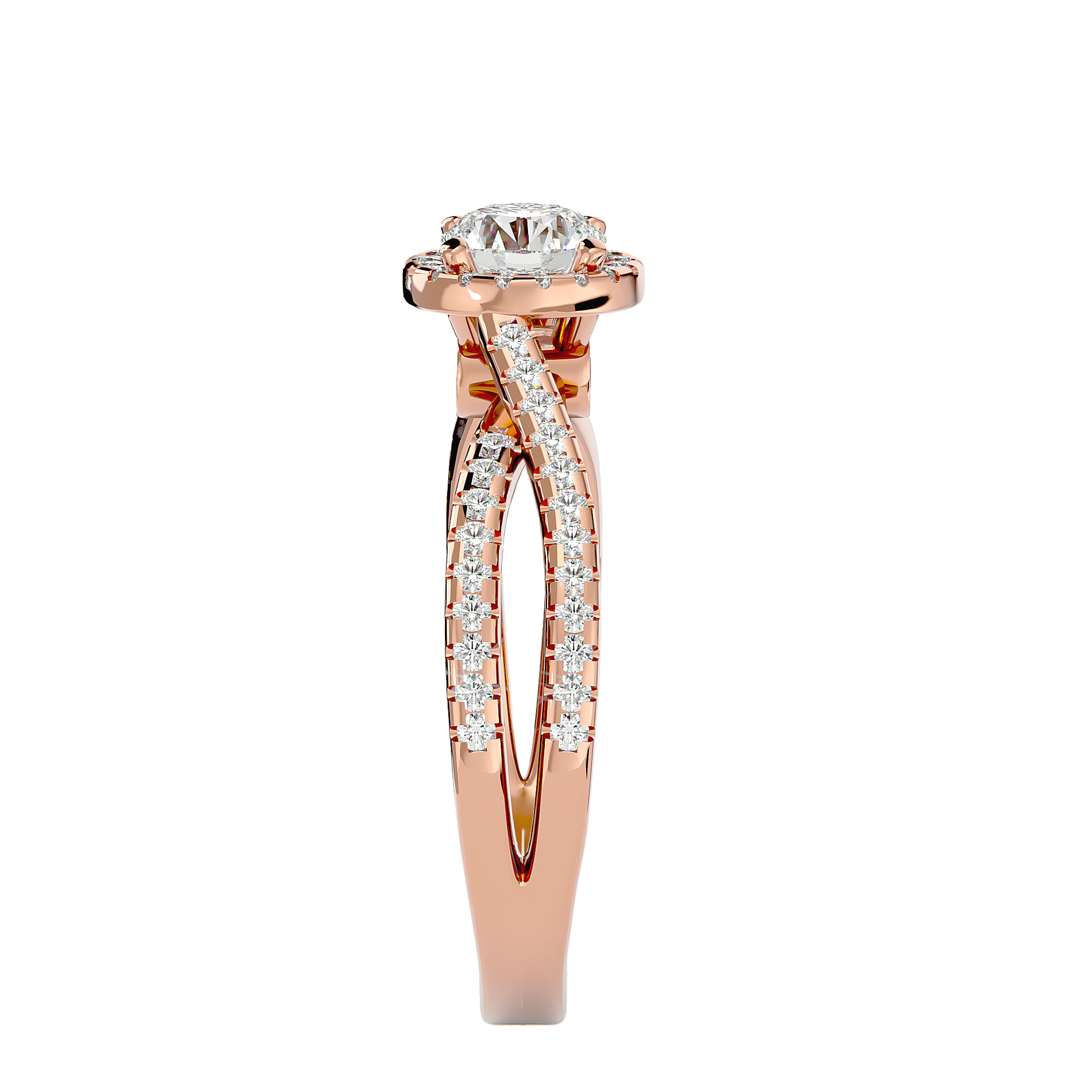 Mira Diamond Halo Ring