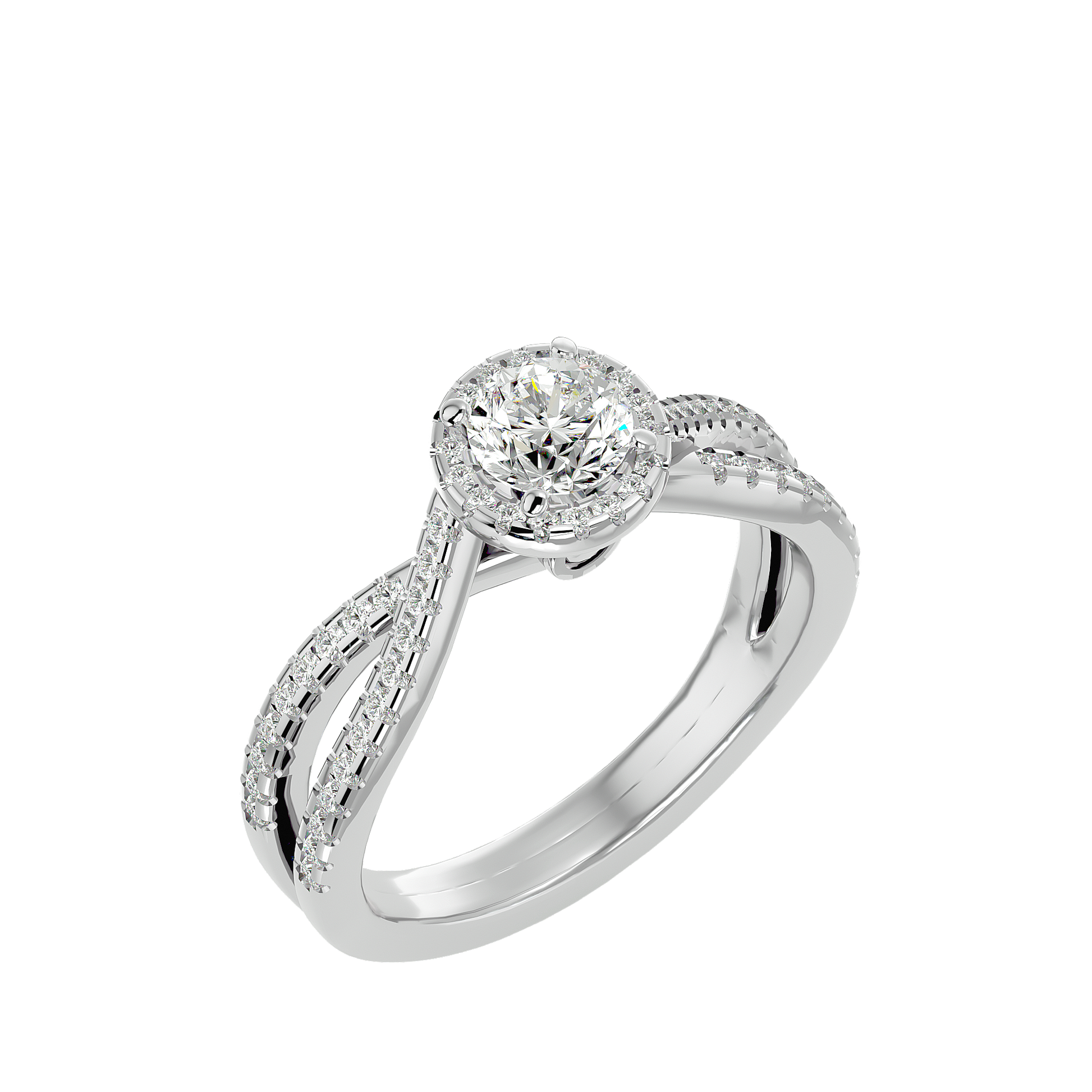 Mira Diamond Halo Ring