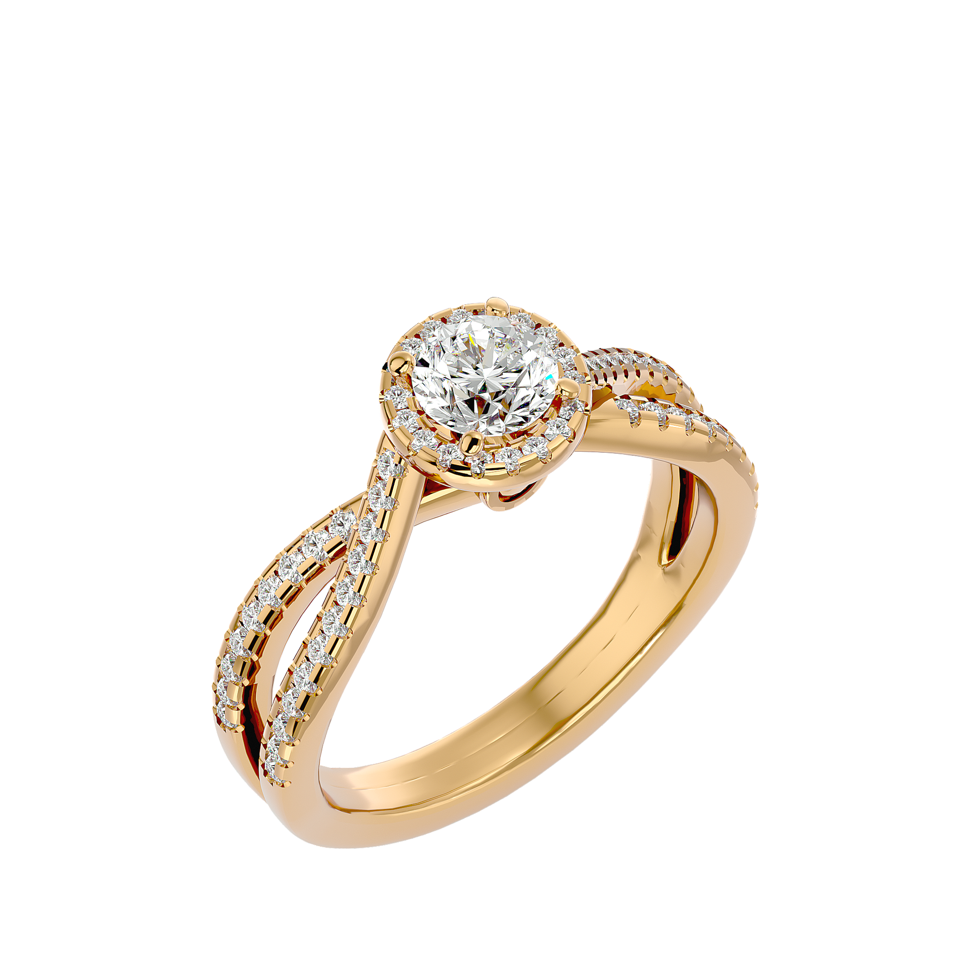 Mira Diamond Halo Ring