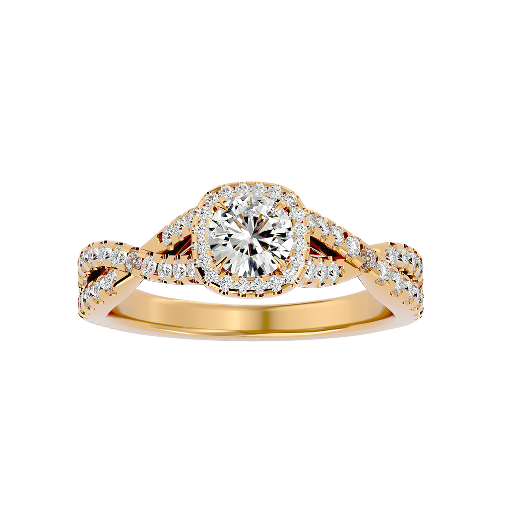 Mireille Diamond Halo Ring