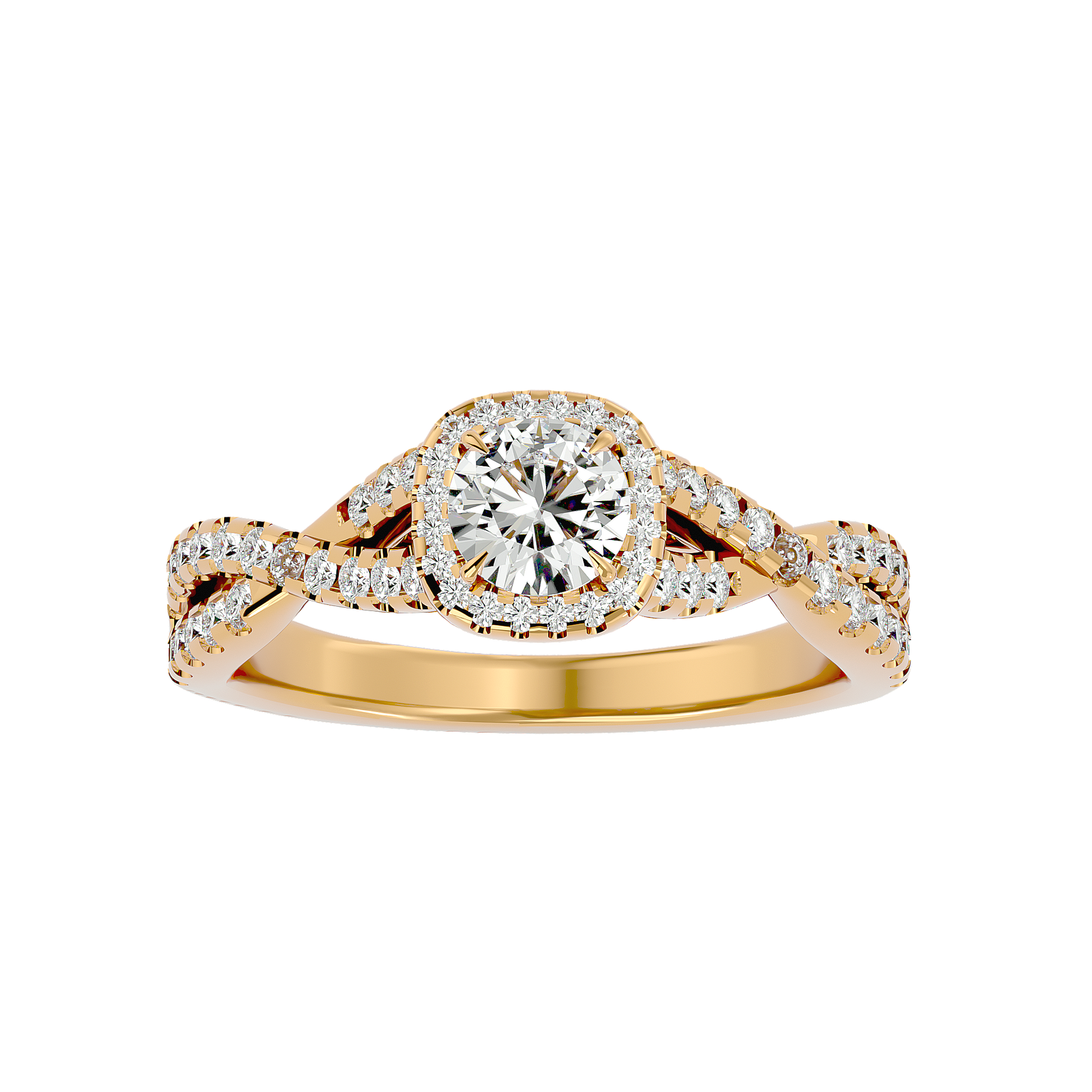Mireille Diamond Halo Ring
