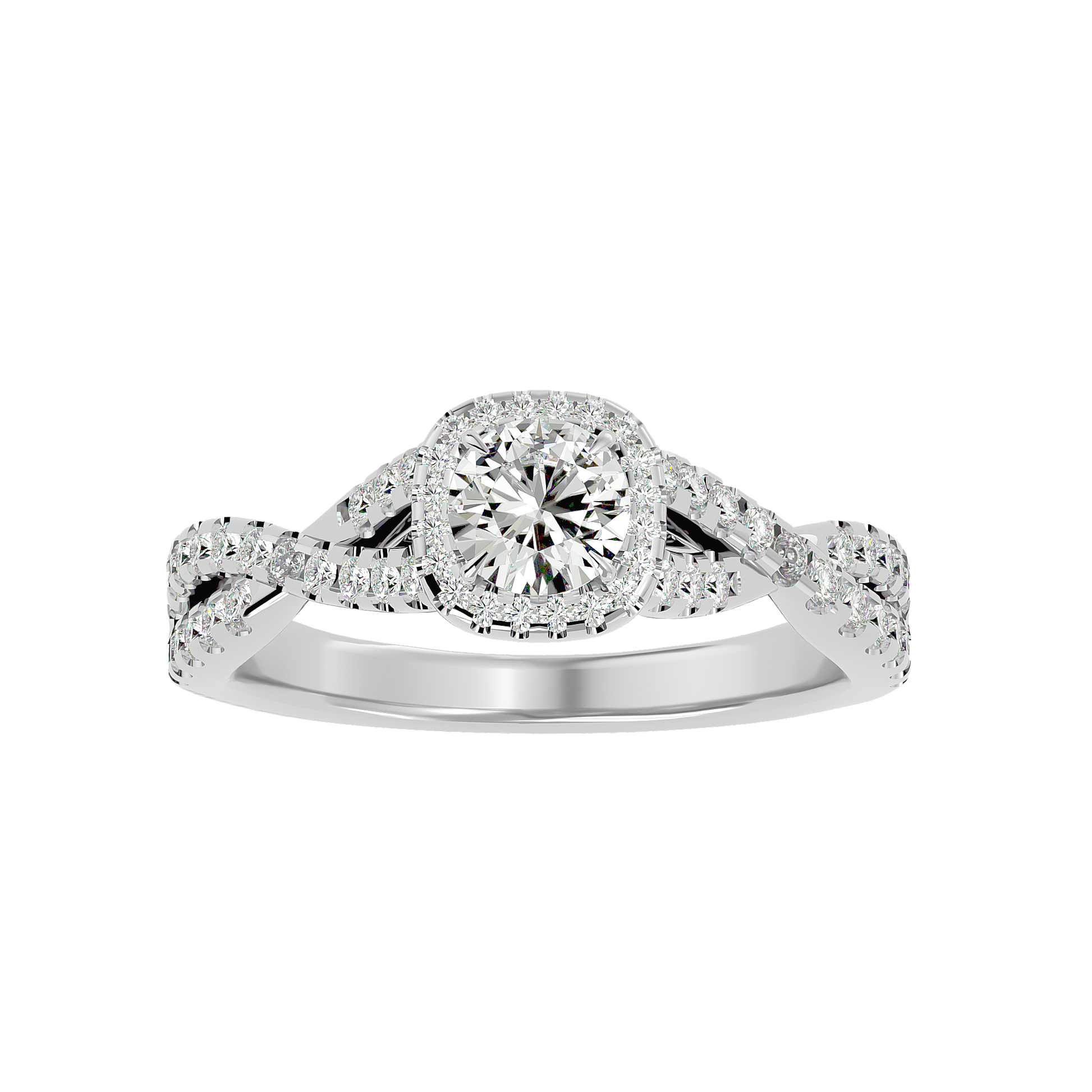Mireille Diamond Halo Ring