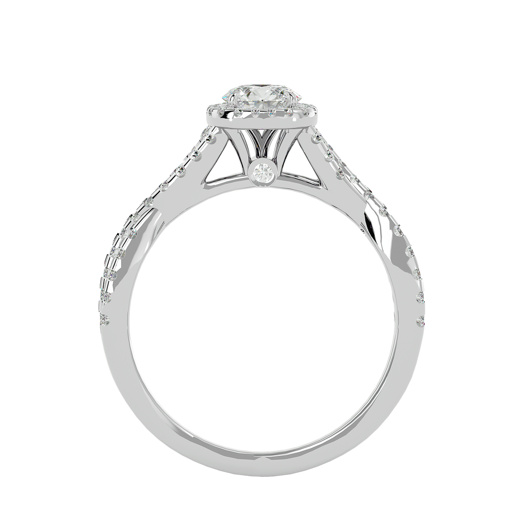 Mireille Diamond Halo Ring