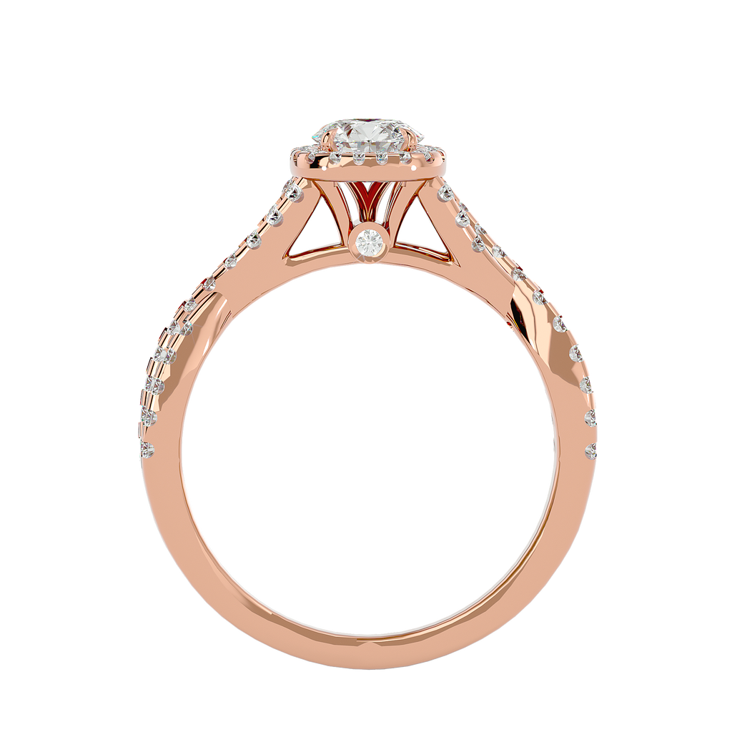 Mireille Diamond Halo Ring