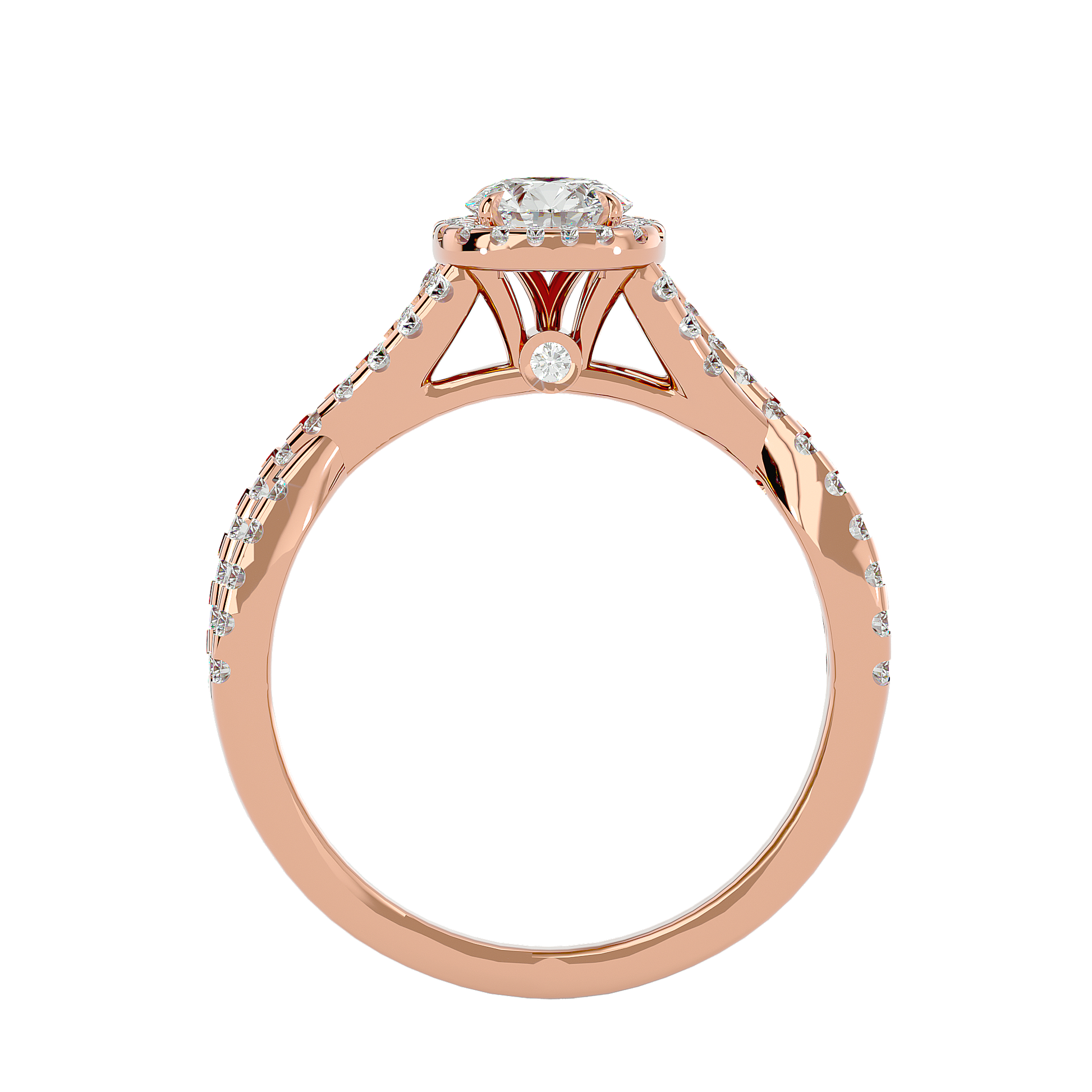 Mireille Diamond Halo Ring