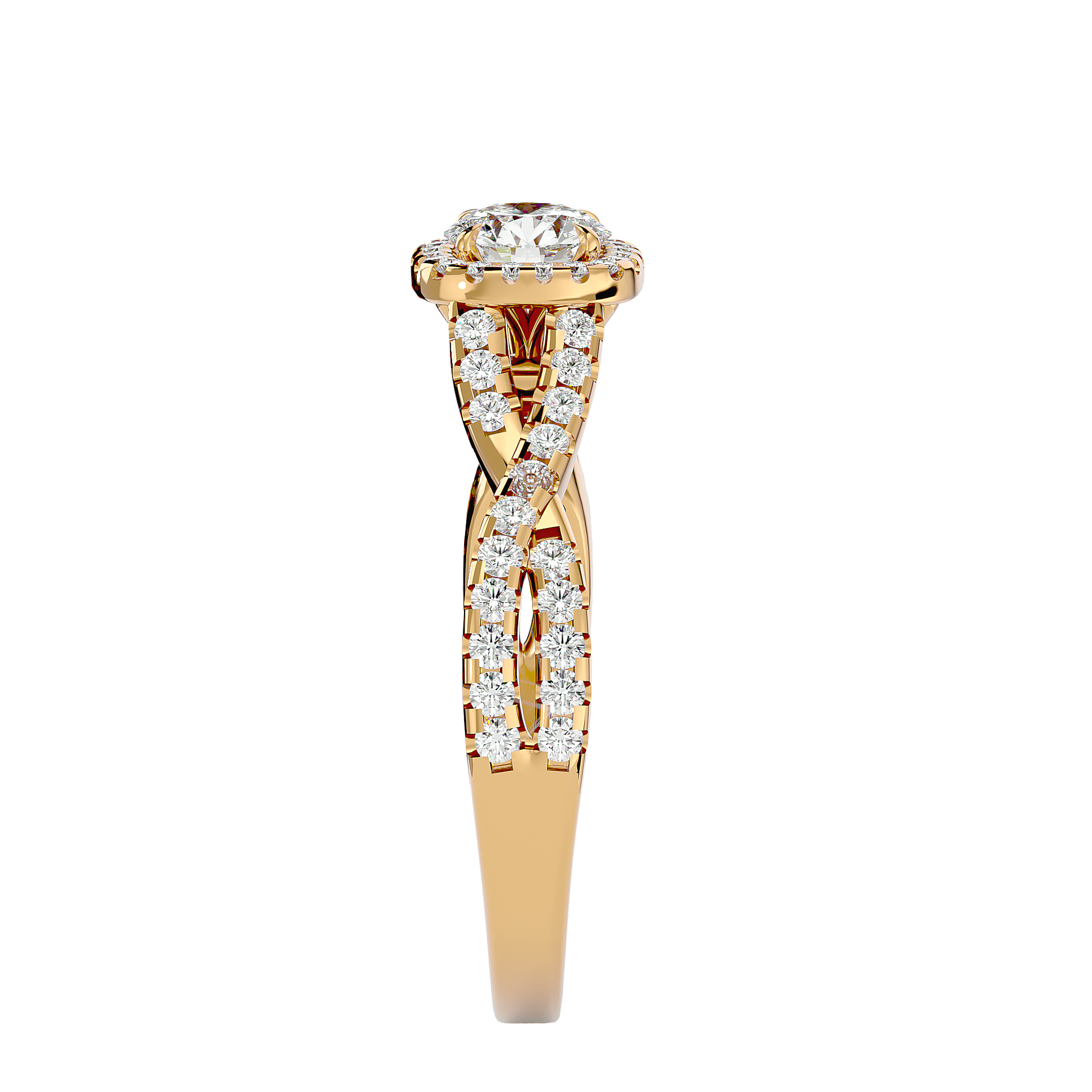 Mireille Diamond Halo Ring