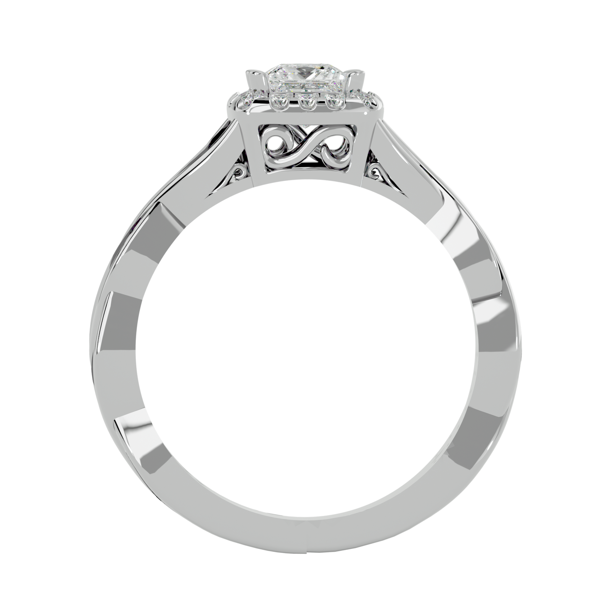 Rayne Diamond Halo Ring