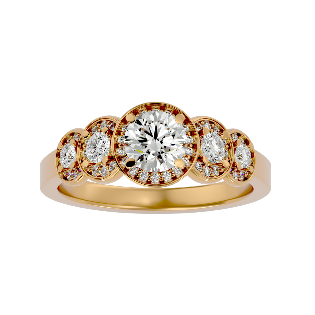 Lailah Diamond Halo Ring