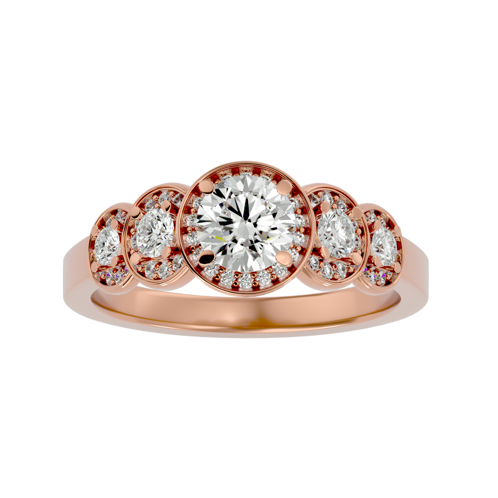 Lailah Diamond Halo Ring