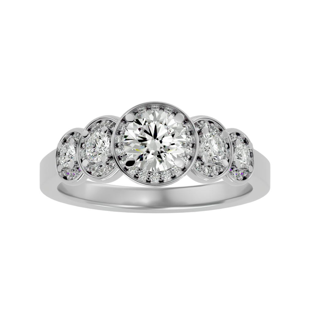 Lailah Diamond Halo Ring