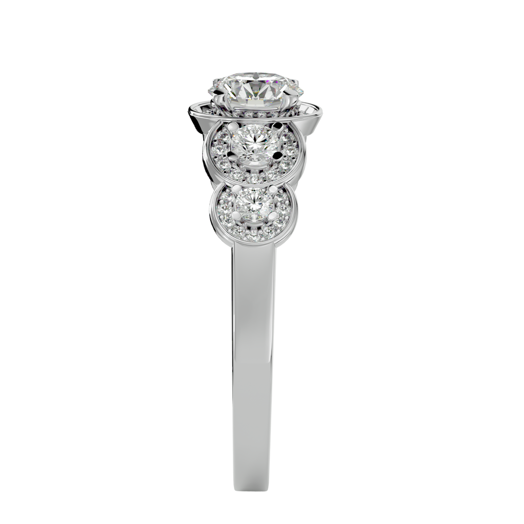 Lailah Diamond Halo Ring