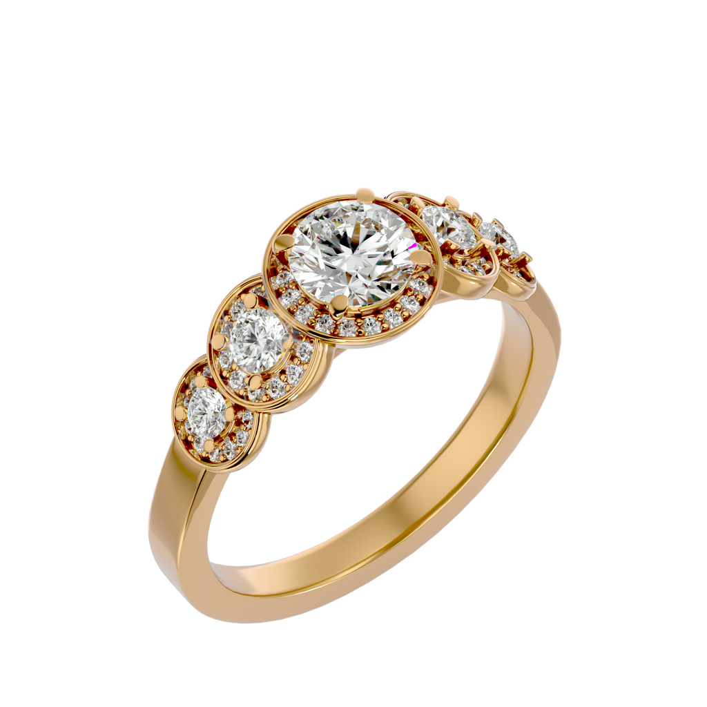 Lailah Diamond Halo Ring