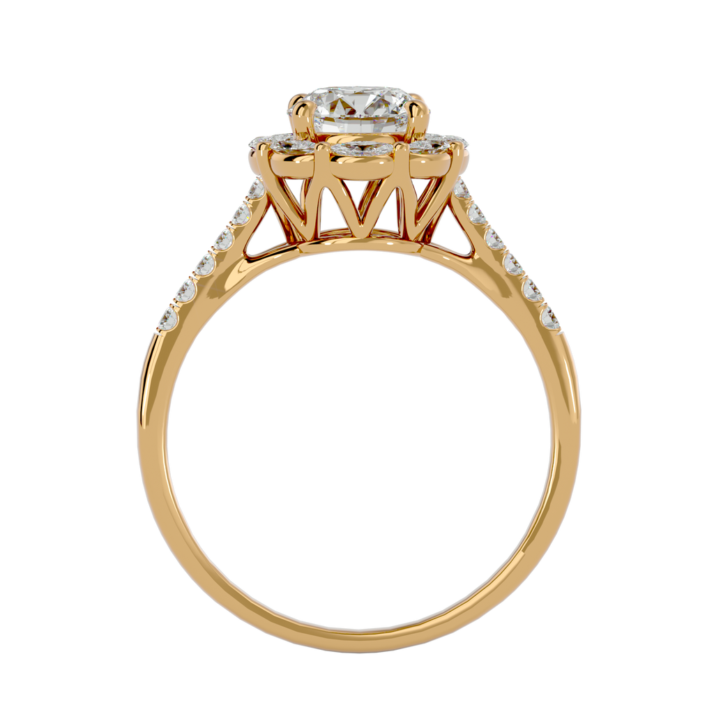 Estella Diamond Halo Ring