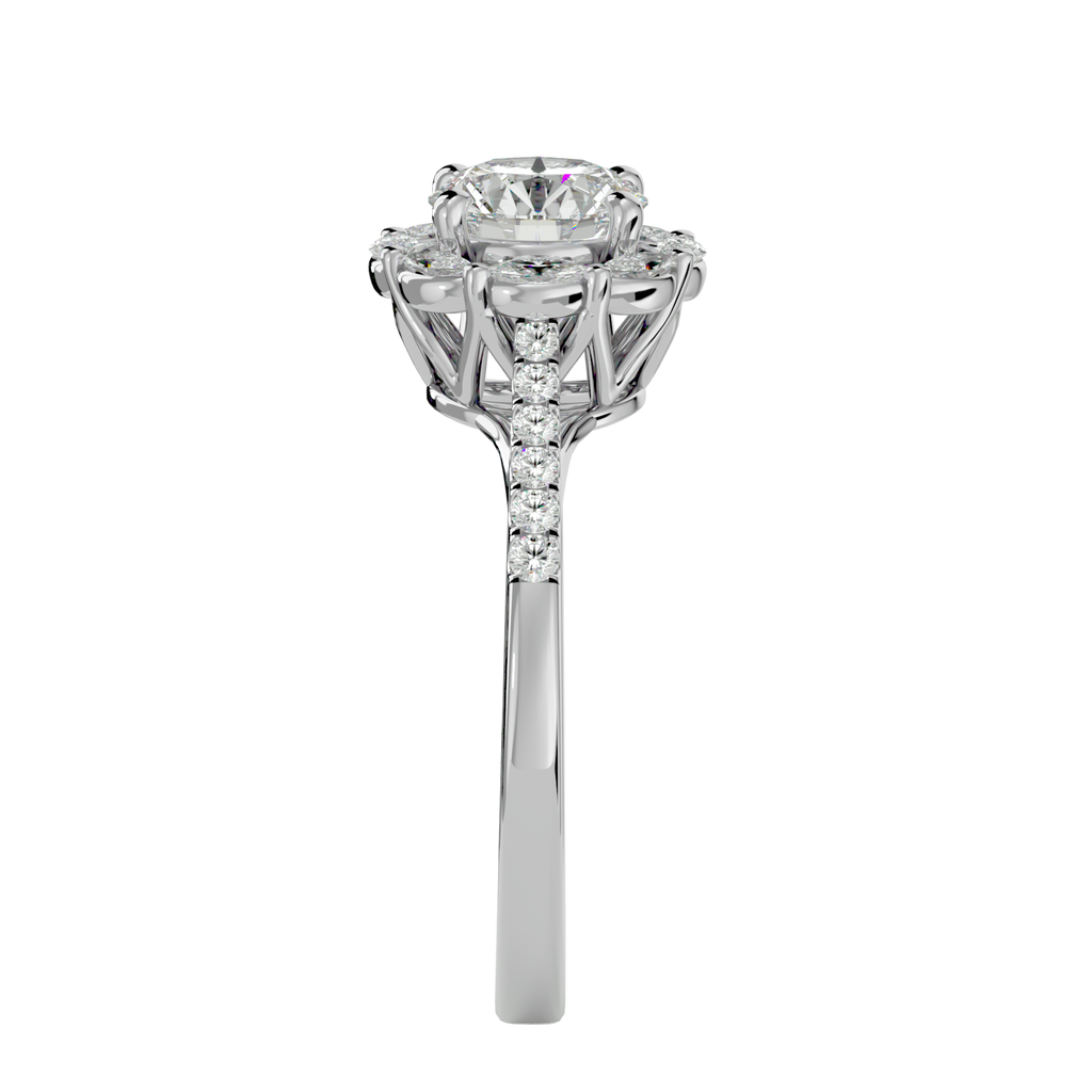 Estella Diamond Halo Ring